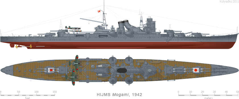 IJN Heavy Cruiser CA-13 "Mogami"