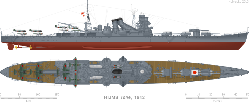 IJN Heavy Cruiser CA-17 "Tone"