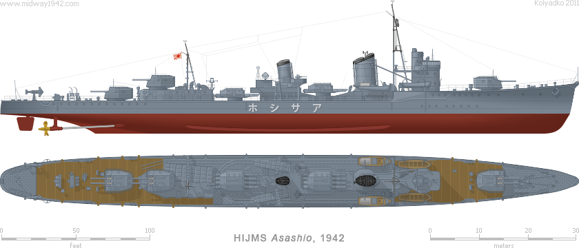 IJN Destroyer DD-76 "Asashio"